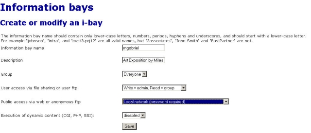 Creating the Mgabriel i-bay